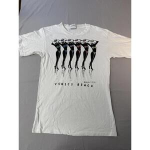 Vintage Venice Beach Bikini Girls T-shirt California 1989 -L